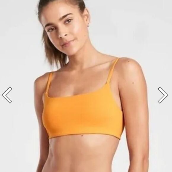 Athleta XS A-C Cup Scoop Bikini Top - New - Picture 1 of 4
